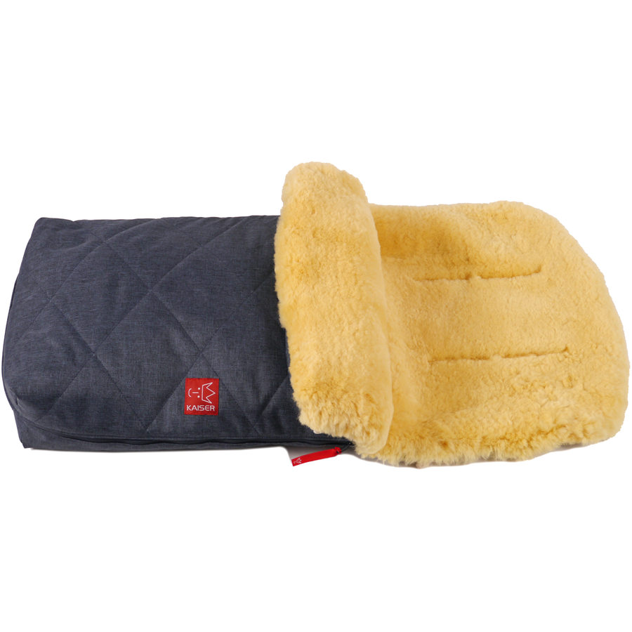 KAISER Winterfußsack Natura navy melange
