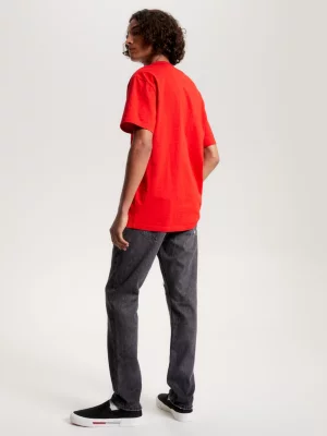 Camiseta clássica com bolso para distintivo