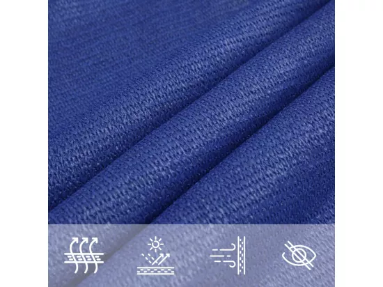 Voile d'ombrage 160 g/m² rectangulaire bleu 3x6 m PEHD