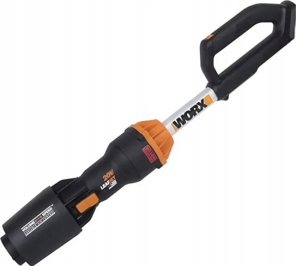 WORX WG543E, Håndholdt blæser, 209 km/t, Aluminium, Sort, Orange, 696 m³/t, 18 V, Lithium-Ion (Li-Ion)