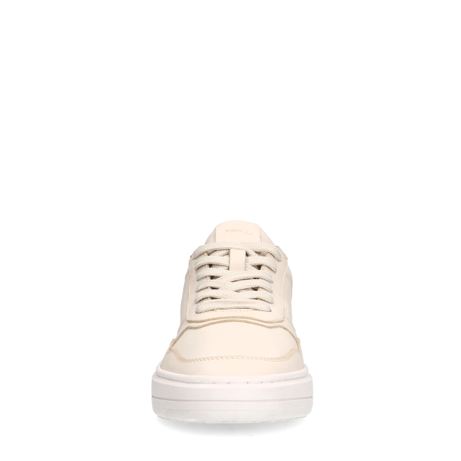 Beige leren sneakers