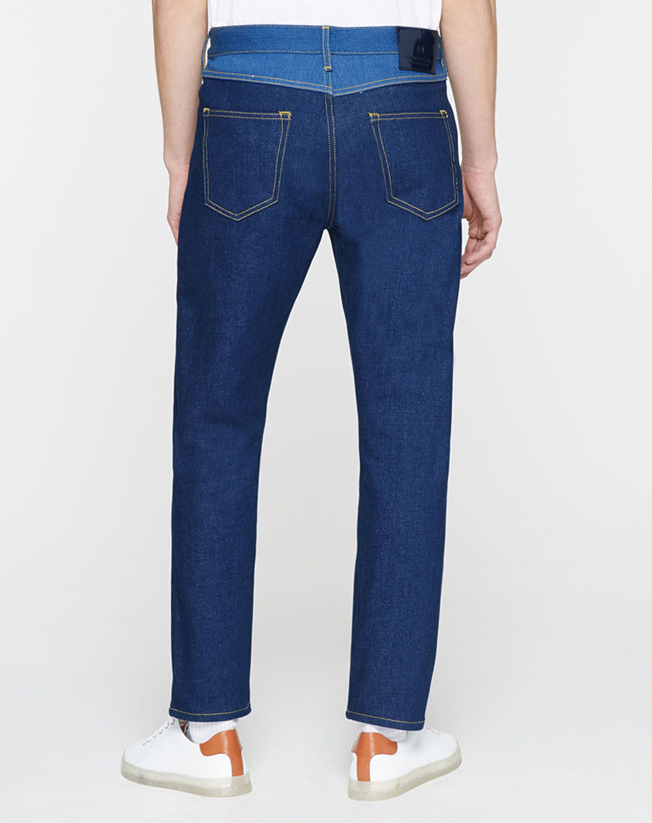 Scotch & Soda Jean Regular Fit taille haute bleu