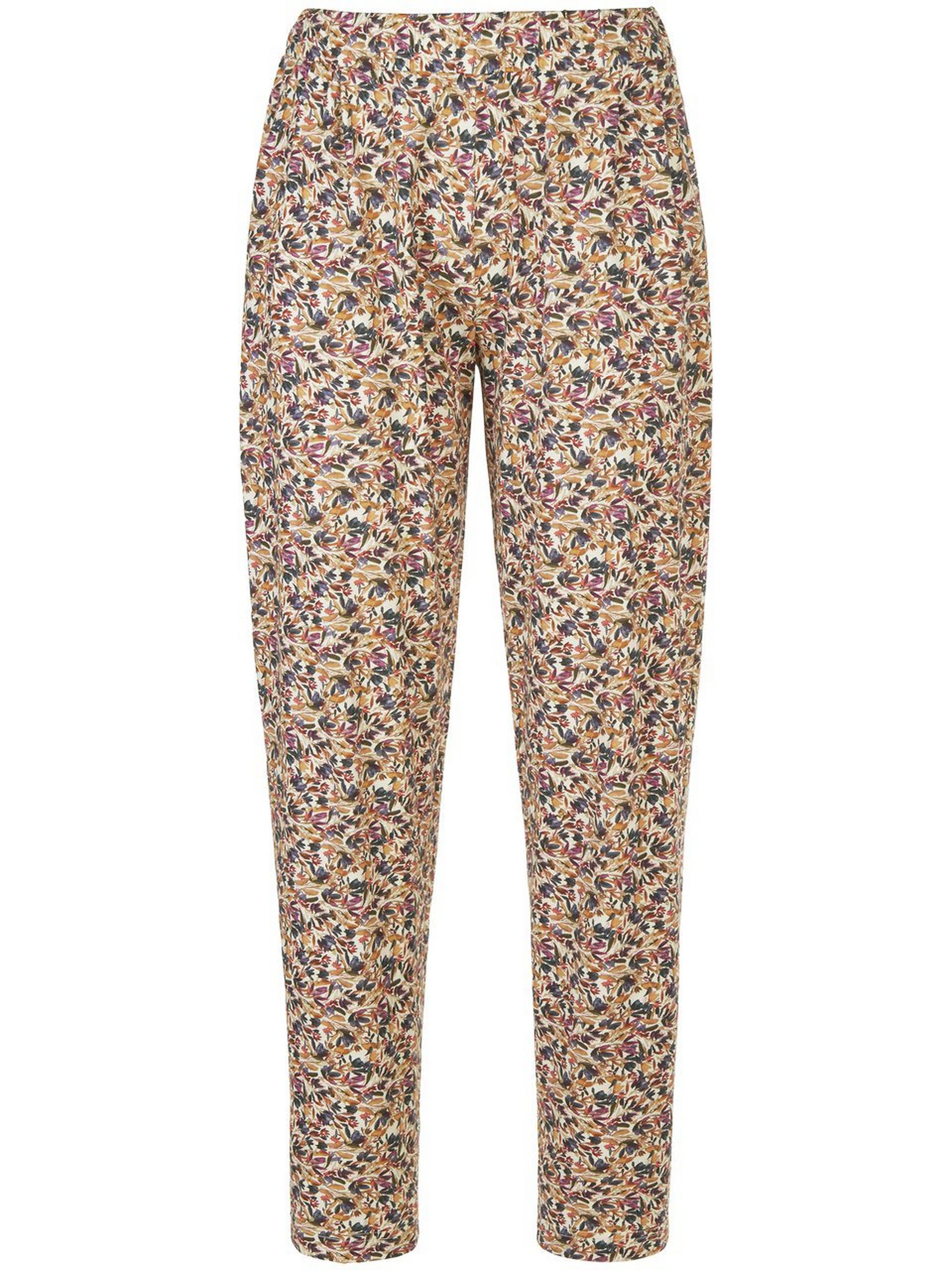 Knöchellange Bundfalten-Hose