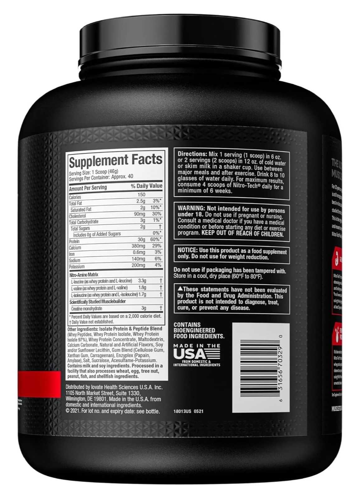MuscleTech Nitro-Tech 907g