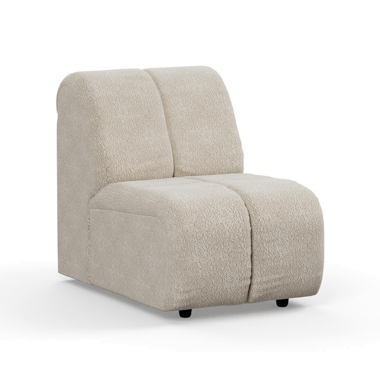 HKliving Wave bank element midden small corduroy rib hay