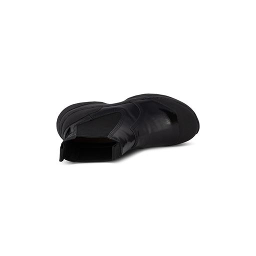 Woden Helga Patent Waterproof Støvler, Black, 40