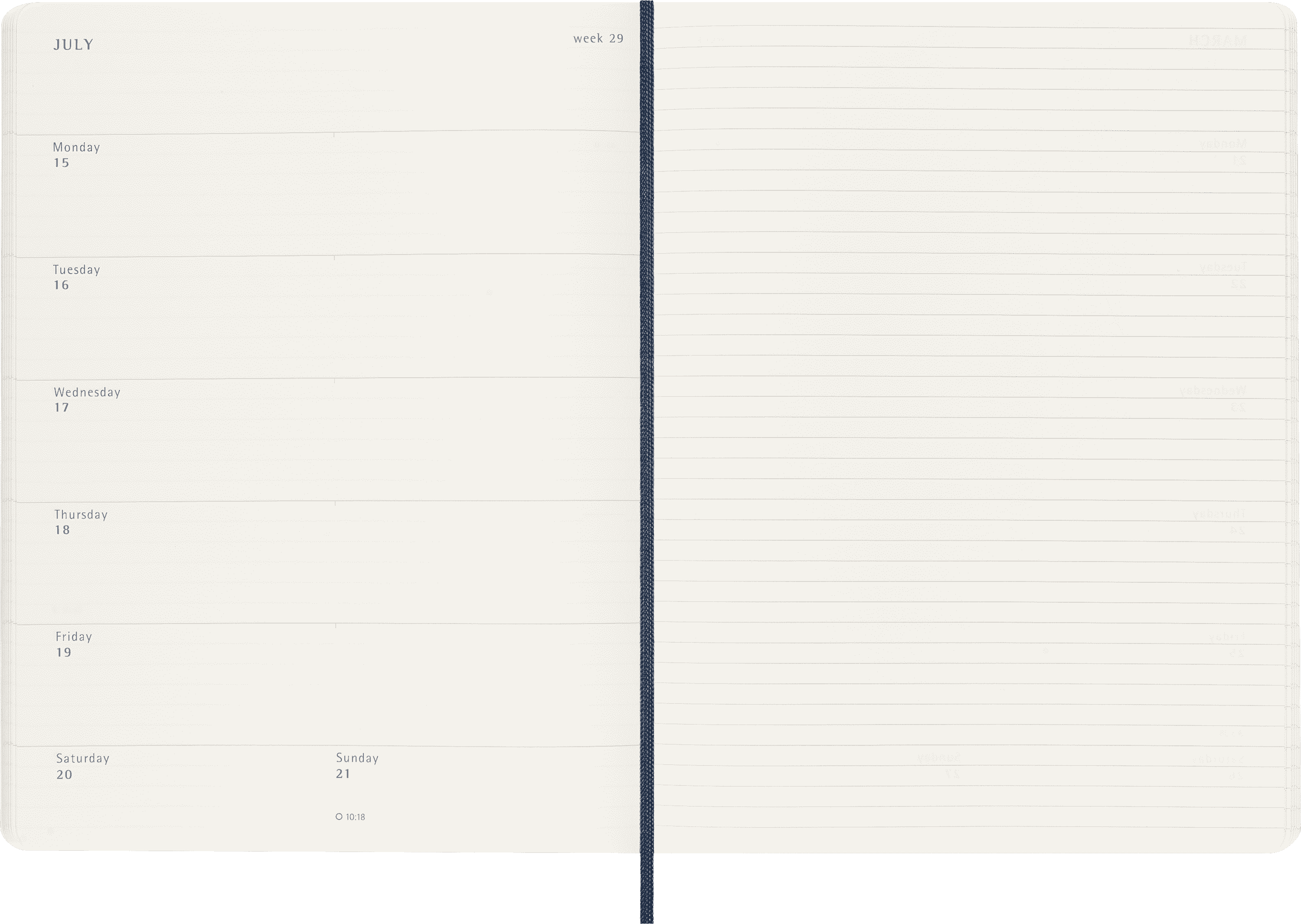 Classic Planner 2025 XL Weekly, soft cover, 12 months