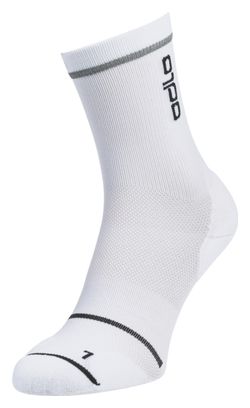 Chaussettes Odlo Micro Crew Ceramicool Reflective Blanc