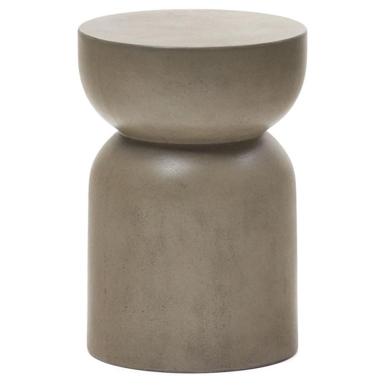 Kave Home Garbet bijzettafel Ø32 cement