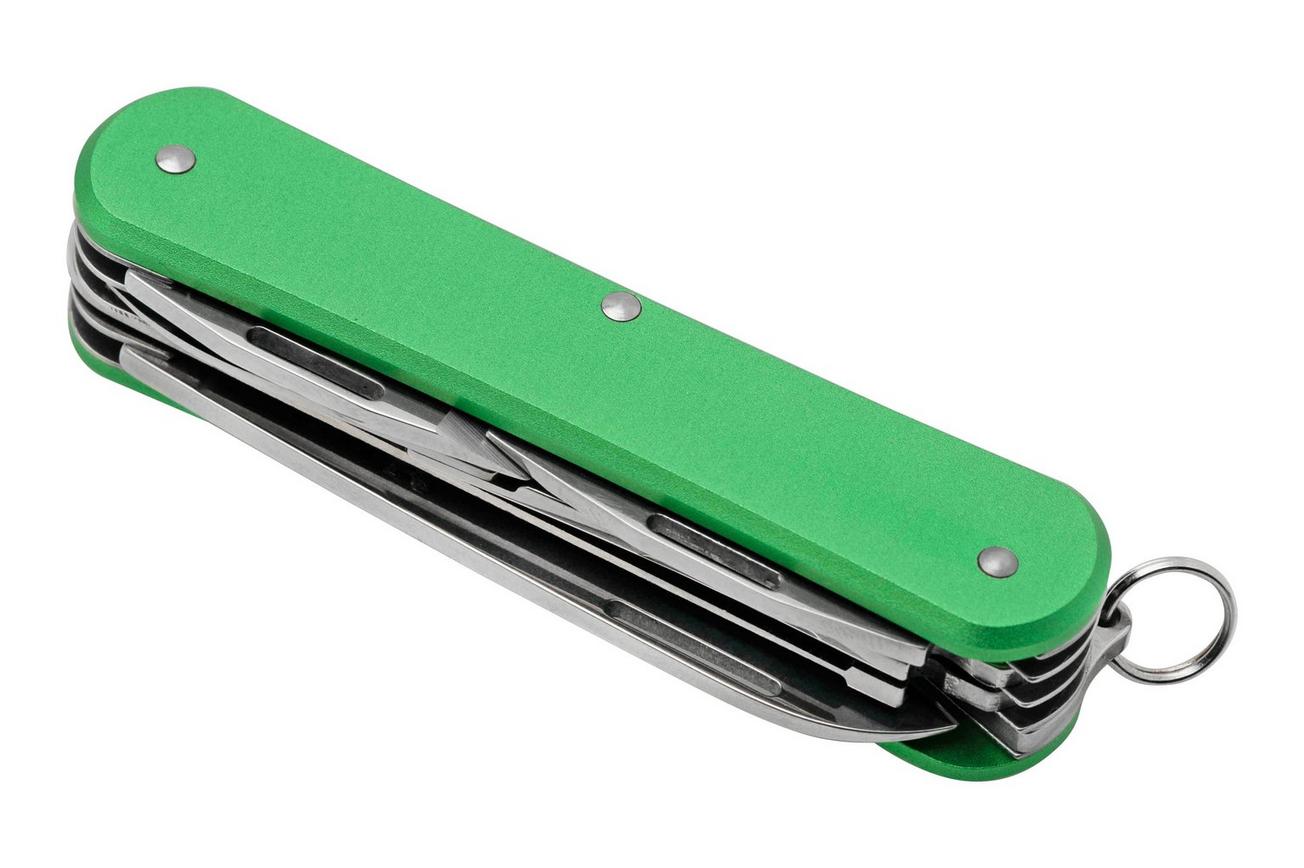 FOX Vulpis 5-Tools FX-VP130-SF5OD, N690co, Aluminium OD Green, Zwitsers zakmes
