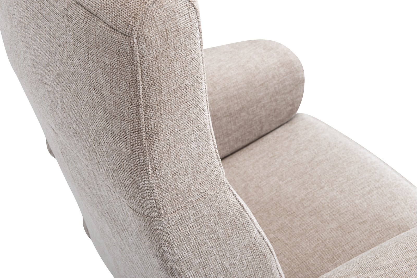 Napoli hvilestol Tekstil Brego 3590 Beige med sort PBS sokkel