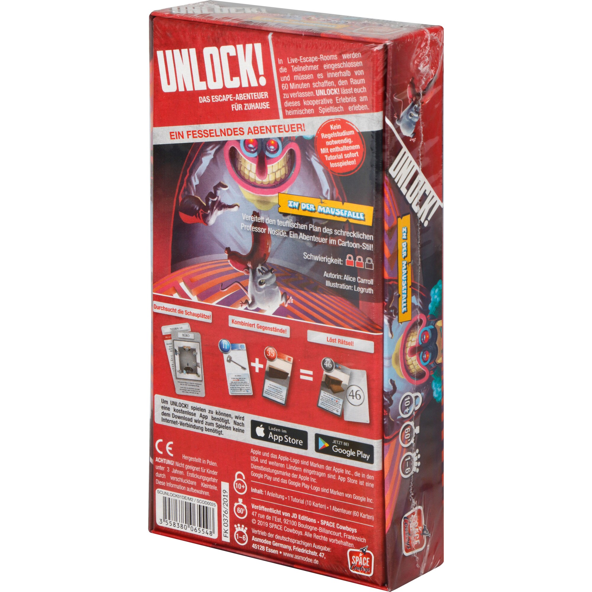 Asmodee Partyspiel Unlock! - In der Mausefalle