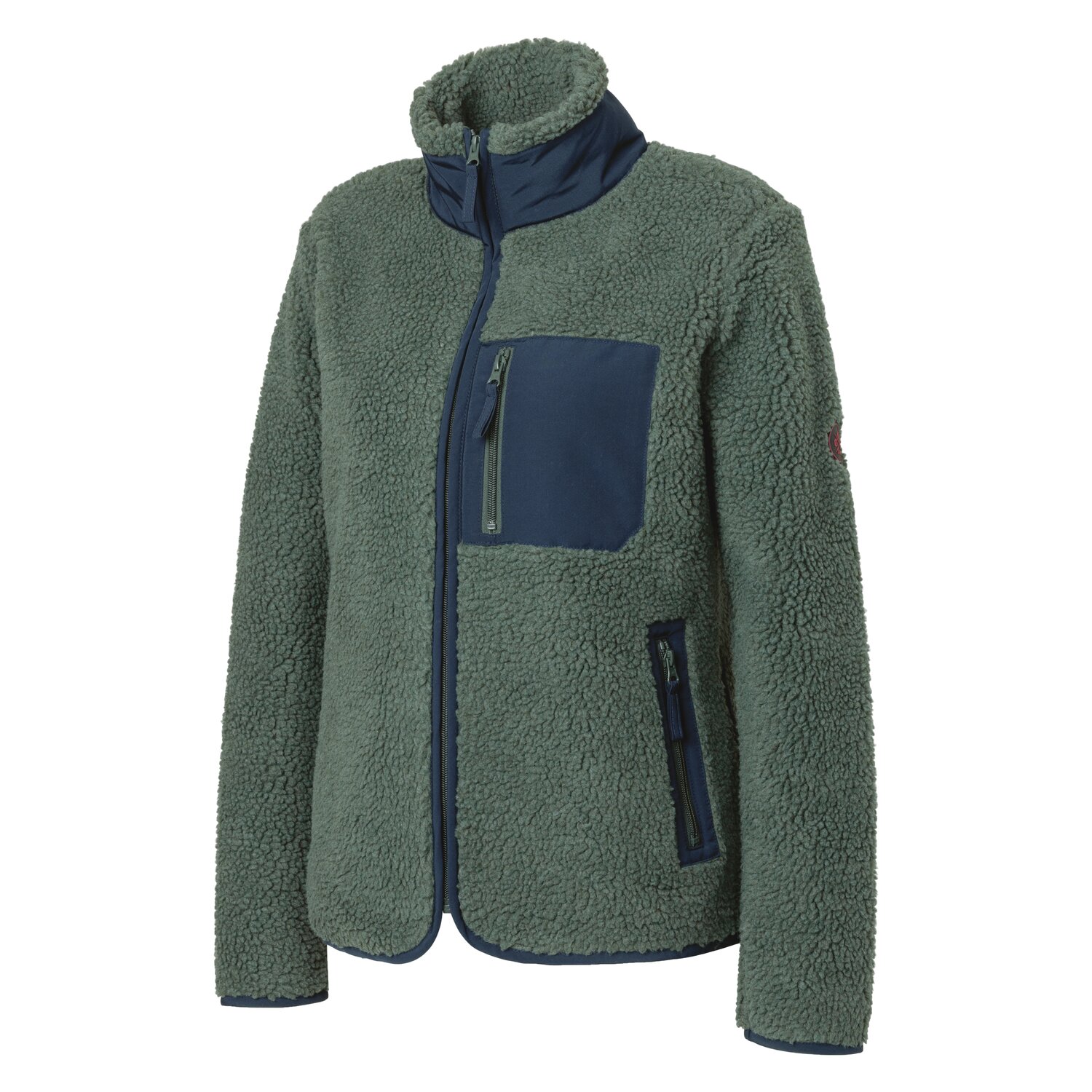 OKLAHOMA Jeans Fleecejacke  - dark green