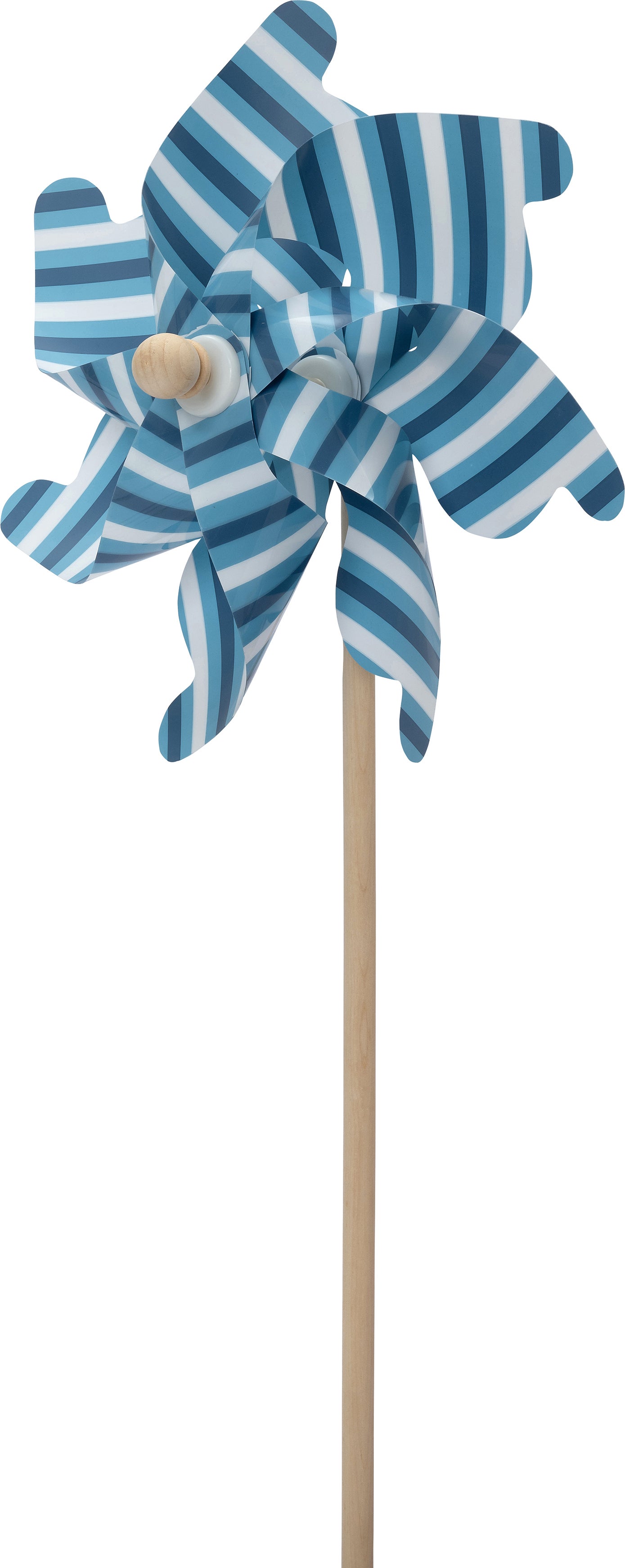 Intratuin tuinsteker Milly blauw lijnen D 31 H 75 cm