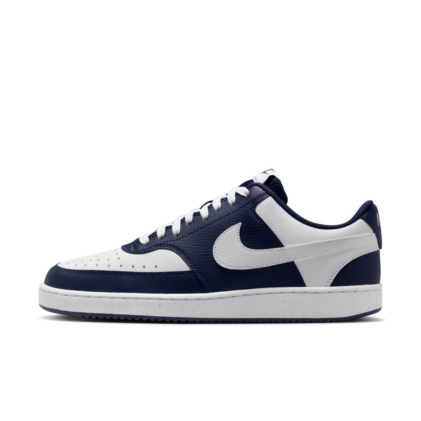Nike Court Vision Low Sneakers Donkerblauw Wit