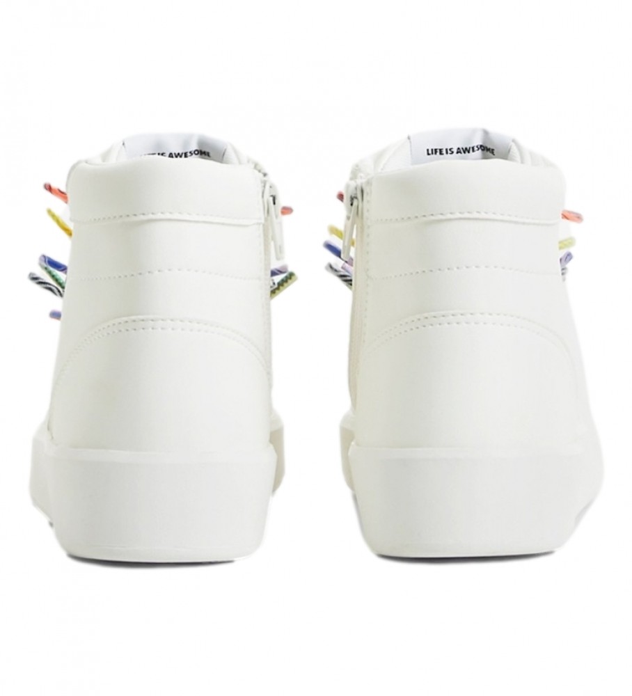 Tênis Desigual Fancy High Laces Branco
