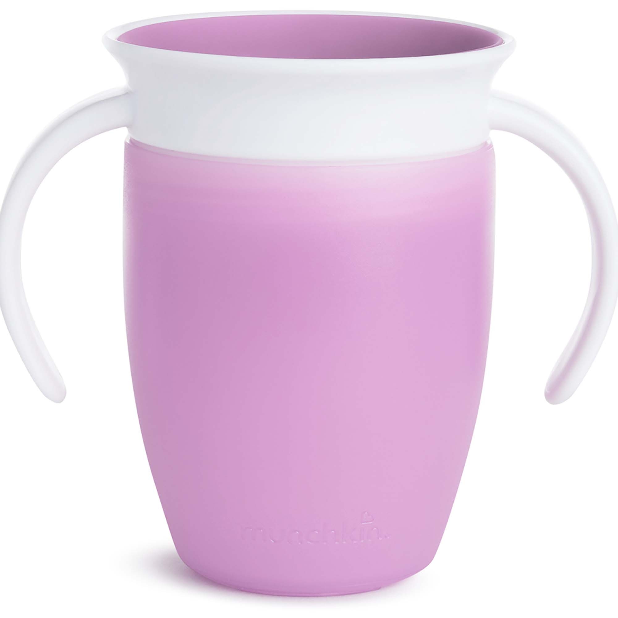 Munchkin drinkbeker miracle 360 graden 207ml 6+ maanden paars - sale - Prénatal