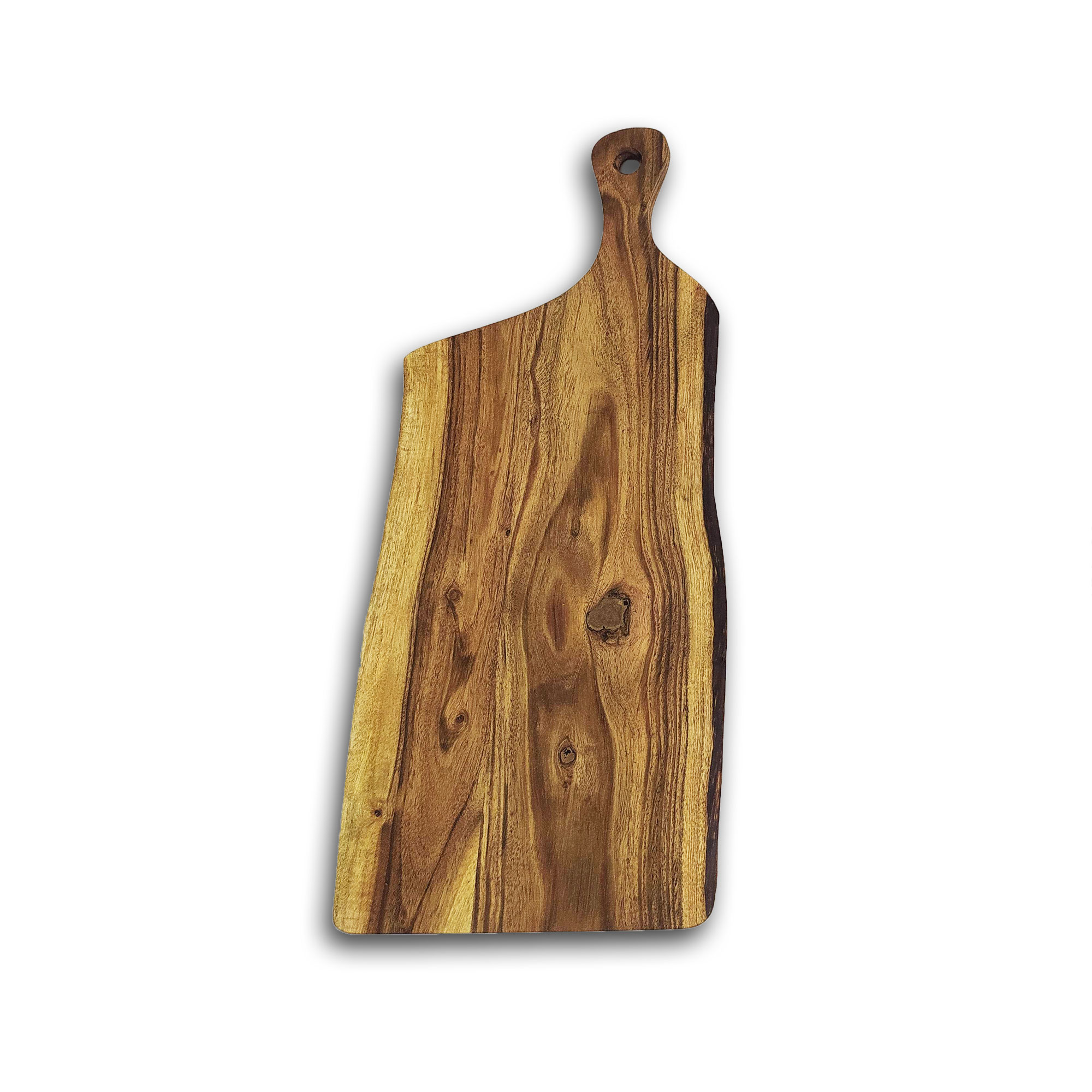 Schneidebrett Akazie, B 55 cm, T 25 cm, H 1,5 cm zu 22,00