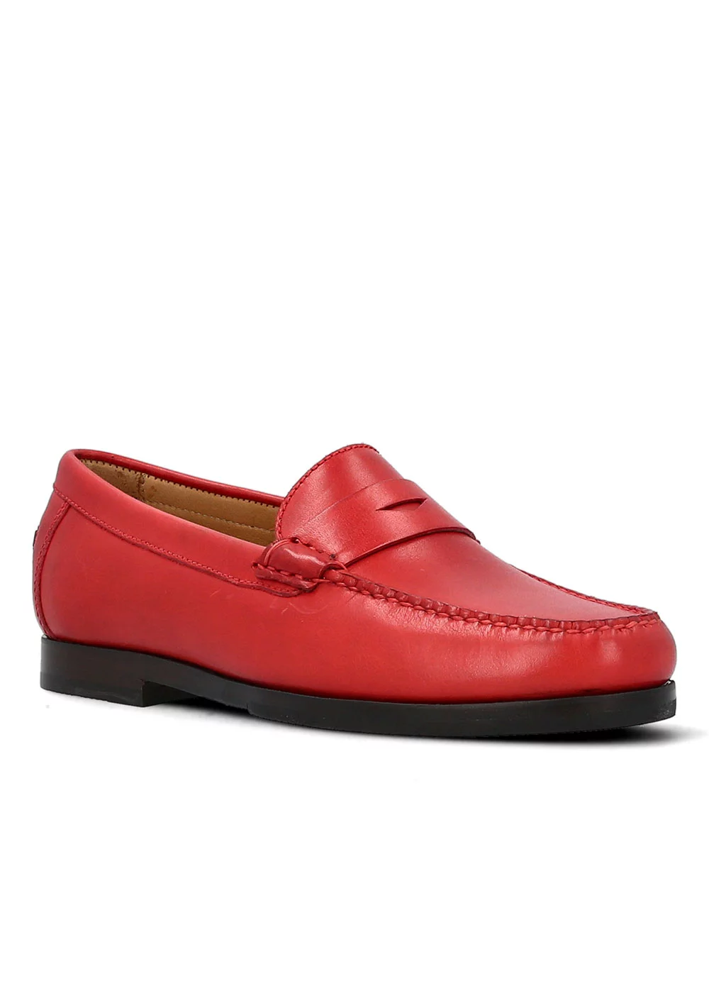 MOCASSIN P. PENNY CUIR RUBY