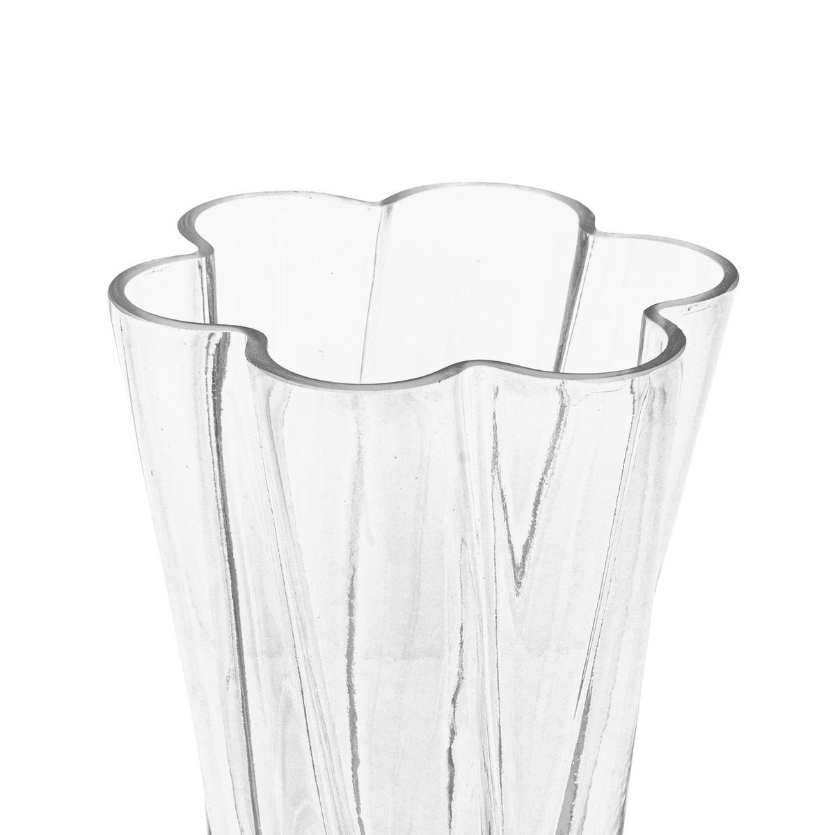 VASE VERRE FLEUR NOELI H.25.5CM