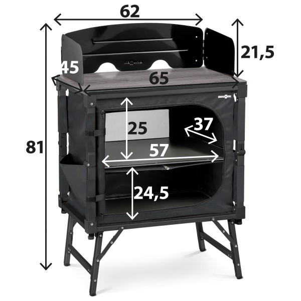 Brunner - Elùtop Compack Cube - Armoire de camping