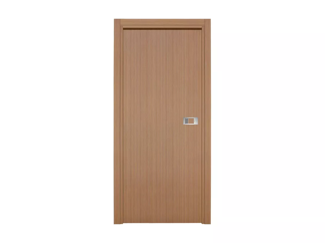 Bloc-porte Miro avec poignée Exclusive grise, H.204 x l.73 cm, aspect chêne gris