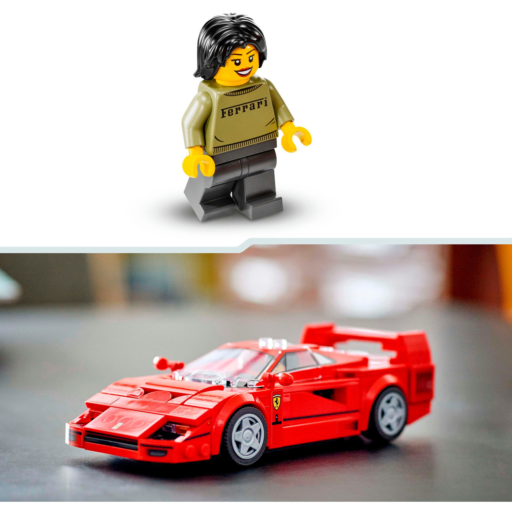 LEGO Konstruktionsspielzeug Speed Champions Ferrari F40 Supersportwagen
