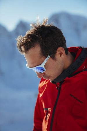 REV Sportbrille  sky white  M