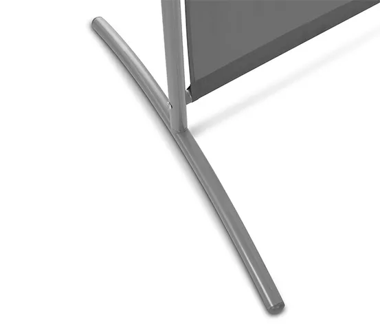 Leco Stellwand, 3-teilig, anthrazit