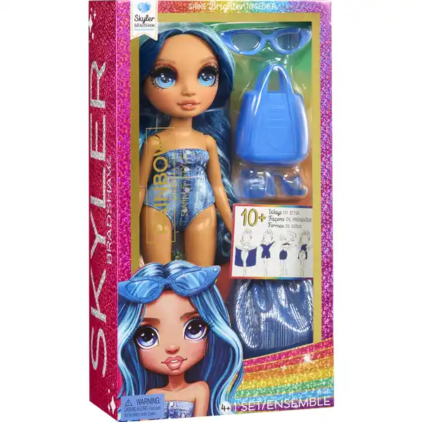 Rainbow High Swim & Style Fashion Puppe - Skyler (Blue)