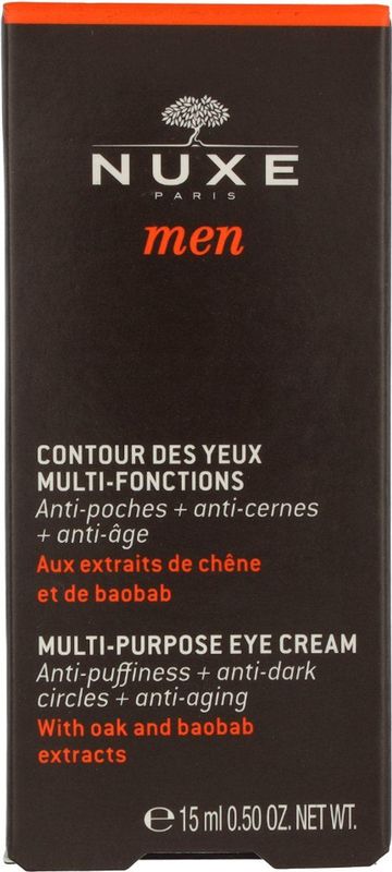 Nuxe - Multi-Purpose Oogcrème - 15ml - Voor Mannen - Vermoeidheid en Veroudering