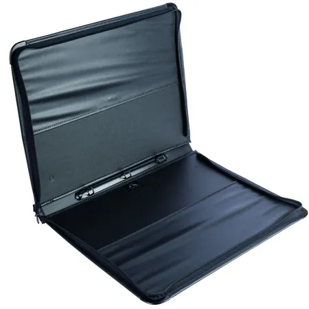 Rumold Ringmappe A2 PVC in Lederoptik schwarz