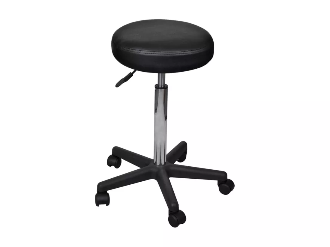 Tabouret de bureau Noir