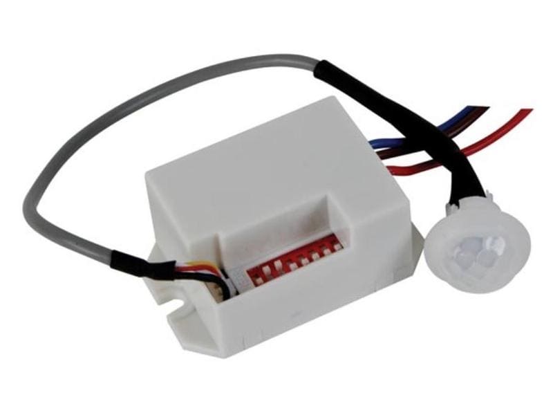 Perel PIR Bewegungsmelder zum Einbauen - 12 V DC EMS114 Infrarot Bewegungsmelder