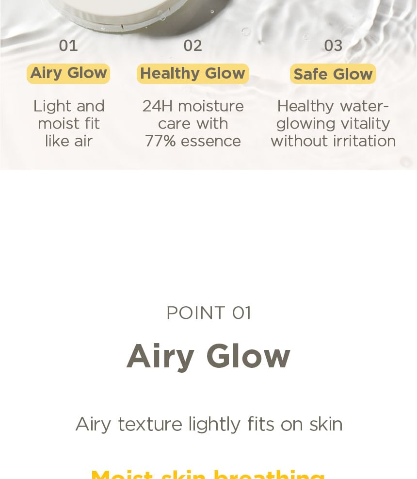 Moonshot - Conscious Fit Glow Cushion Foundation - 3 kleuren