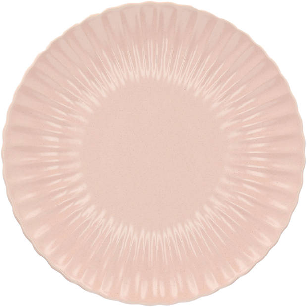 Blokker Soft Shades Sevilla dinerbord roze Ï27cm