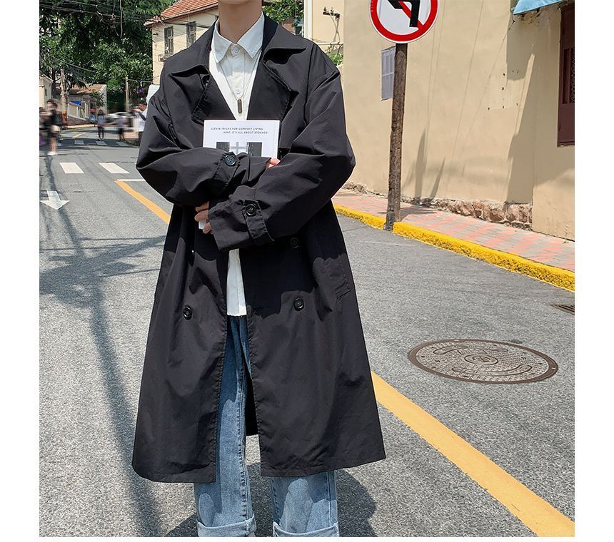 Andrei - Trenchcoat met dubbele rij knopen