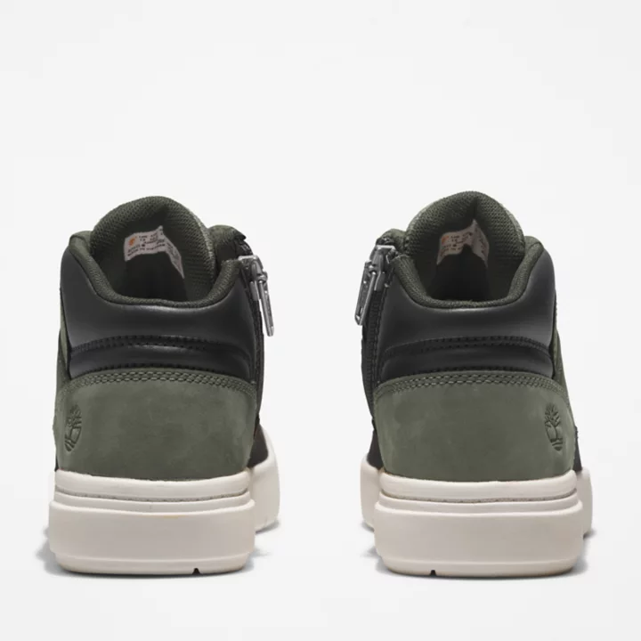 Bota de caminhada Seneca Bay para jovens na cor verde escura.