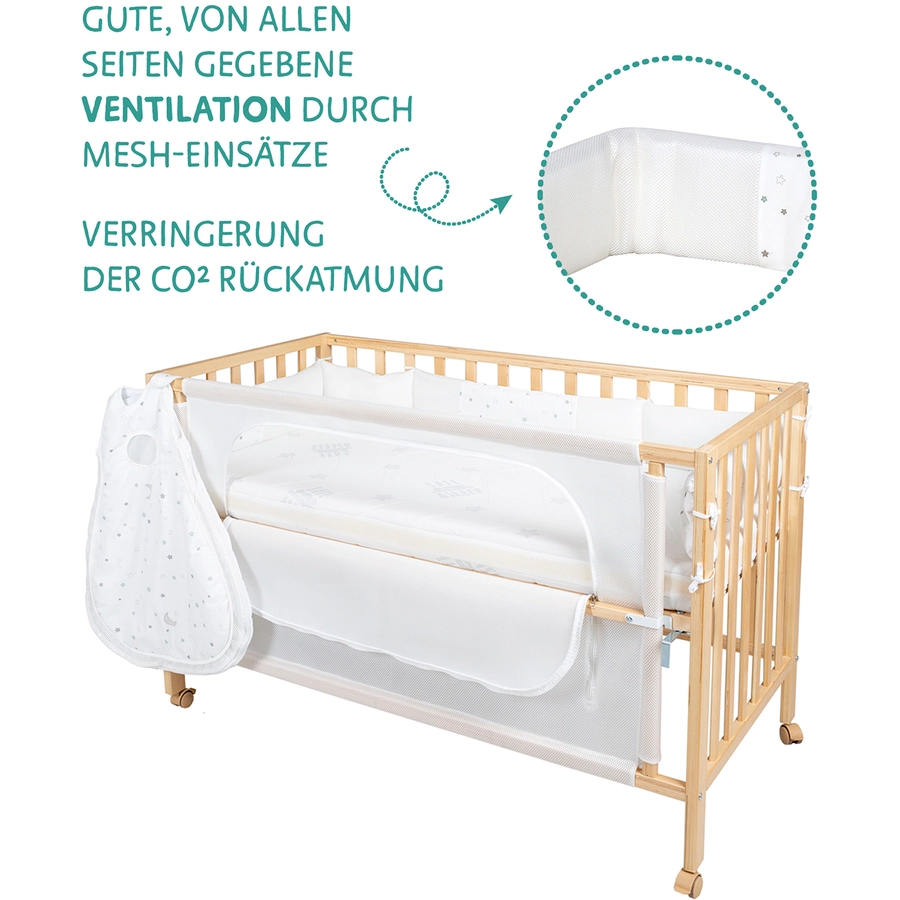 roba Room Bed safe asleep® Sternenzauber natur