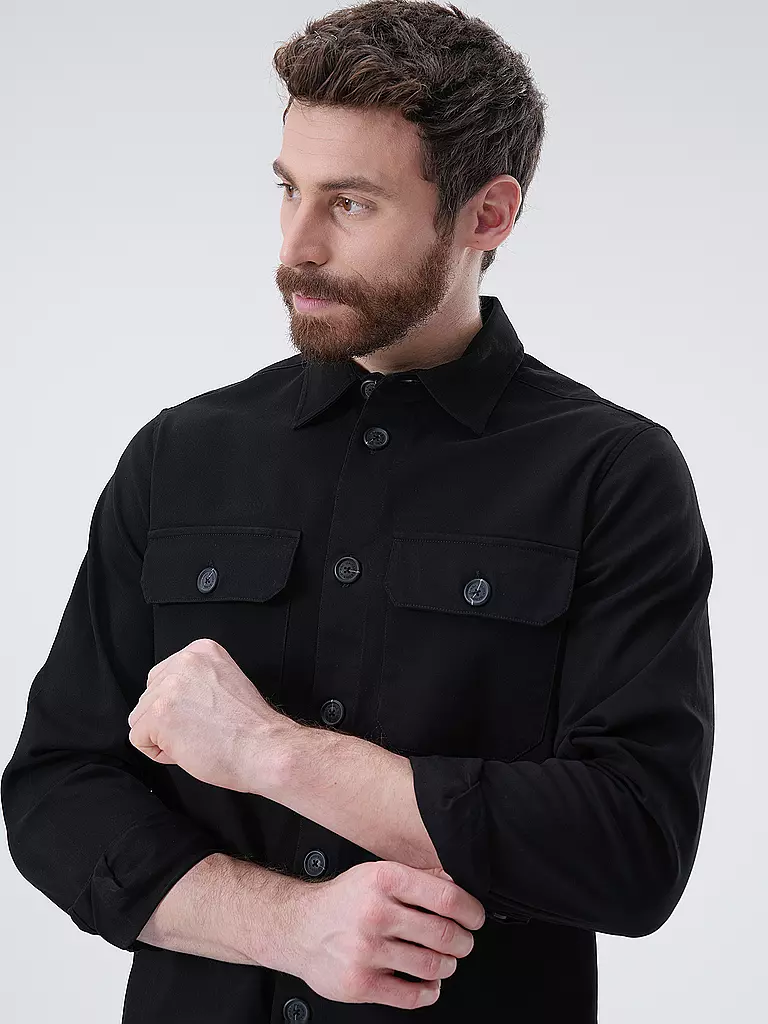 GABBA Overshirt Topper schwarz