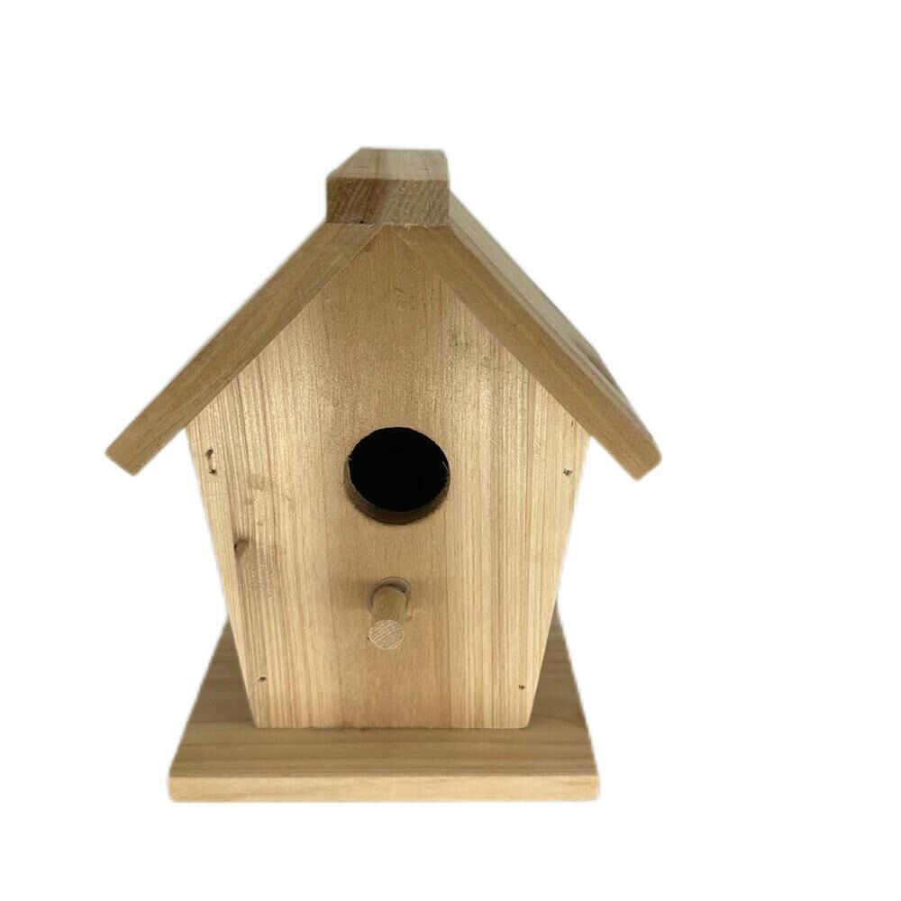 Nichoir à oiseaux en bois L15 x l11 x H19 cm
