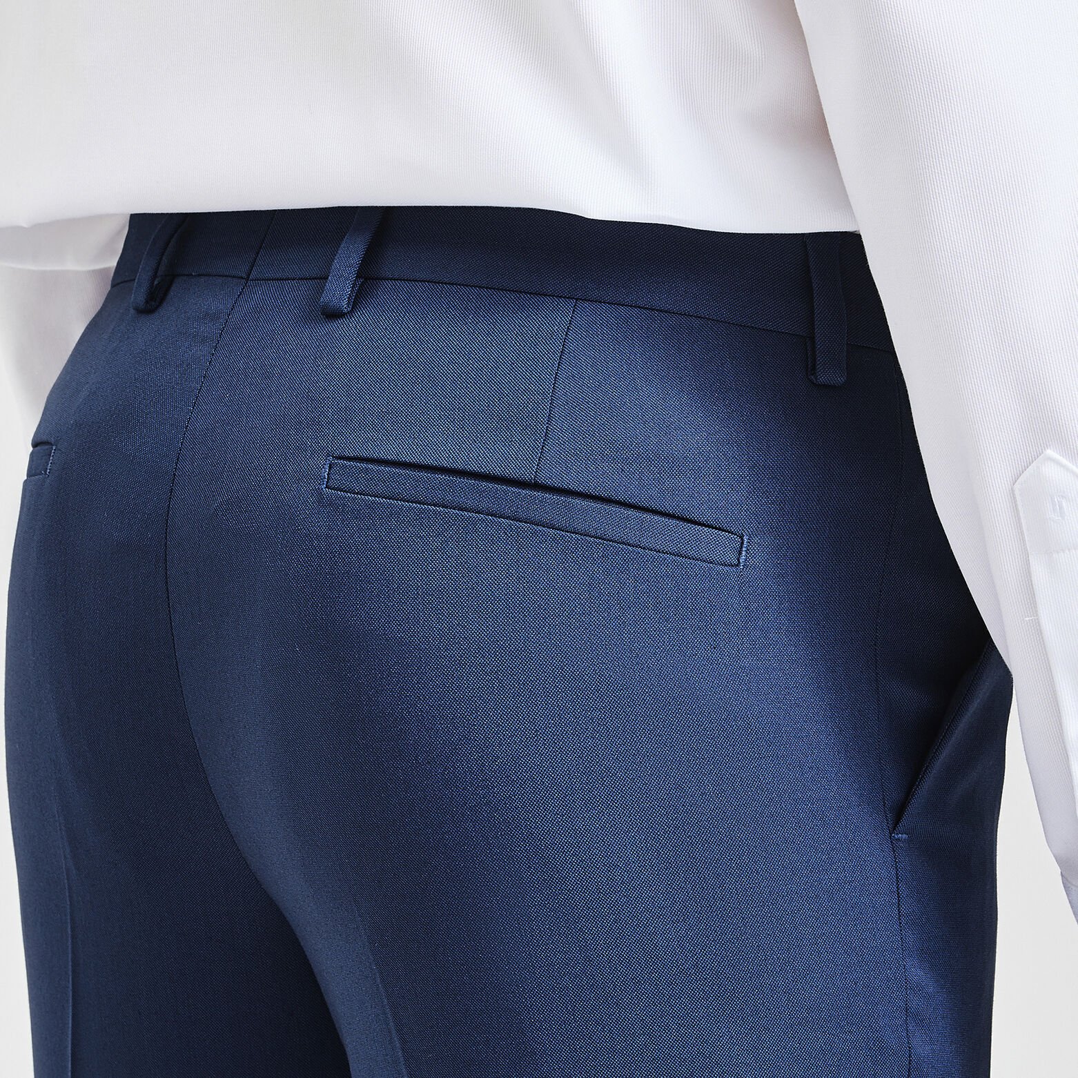 Pantalon de costume slim Bleu moyen