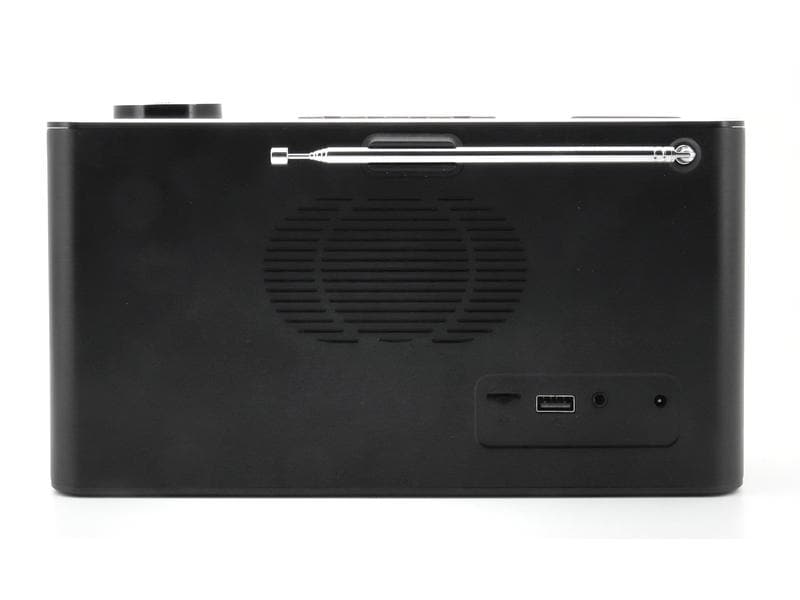 soundmaster DAB  Radio DAB700SW Schwarz Stereo-Radio mit USB und Bluetooth