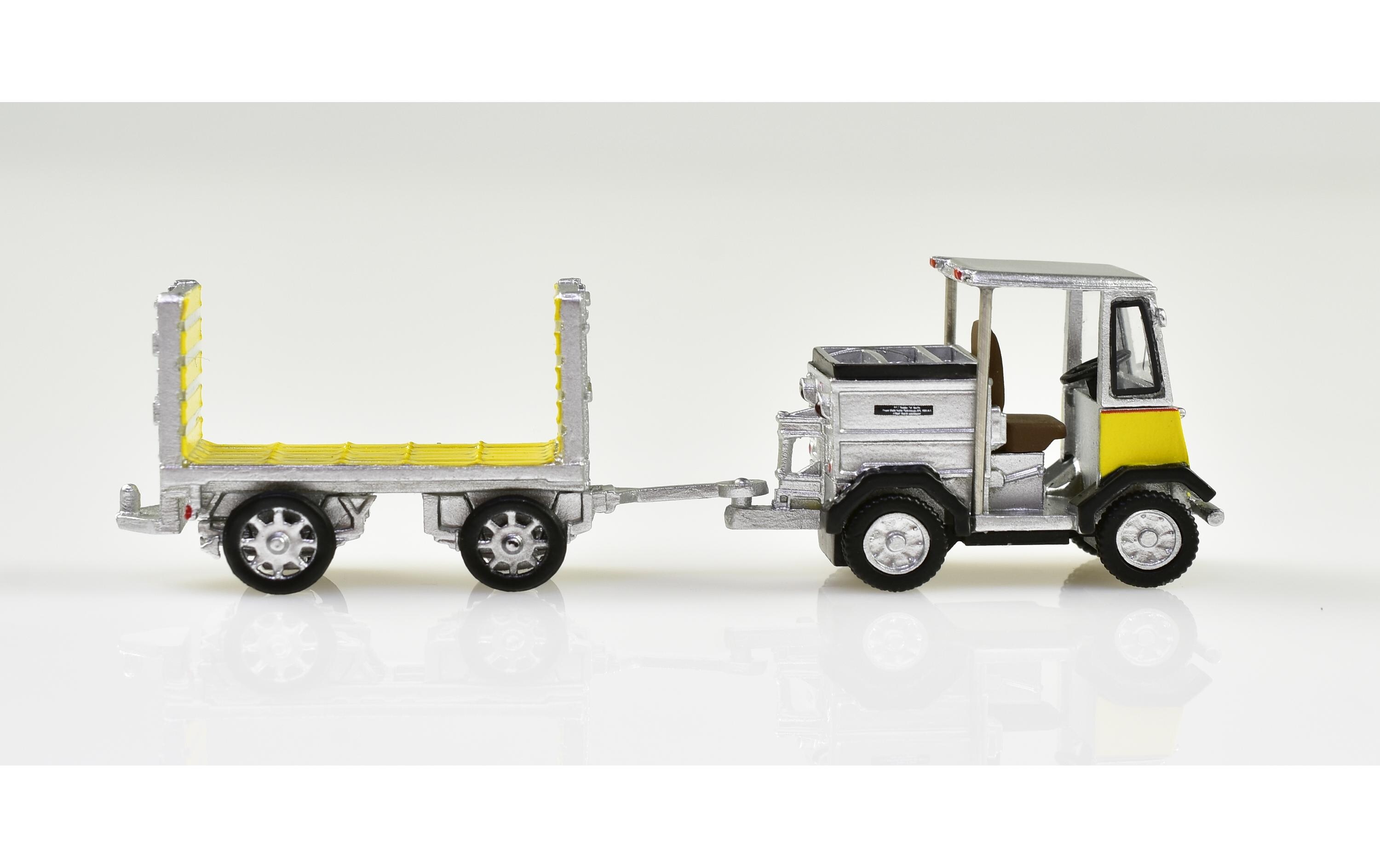 PTT Elektro Schlepper mit Anhänger TR-5047e Nefag 1:87H0 Elektro Modell der Schweizer Post