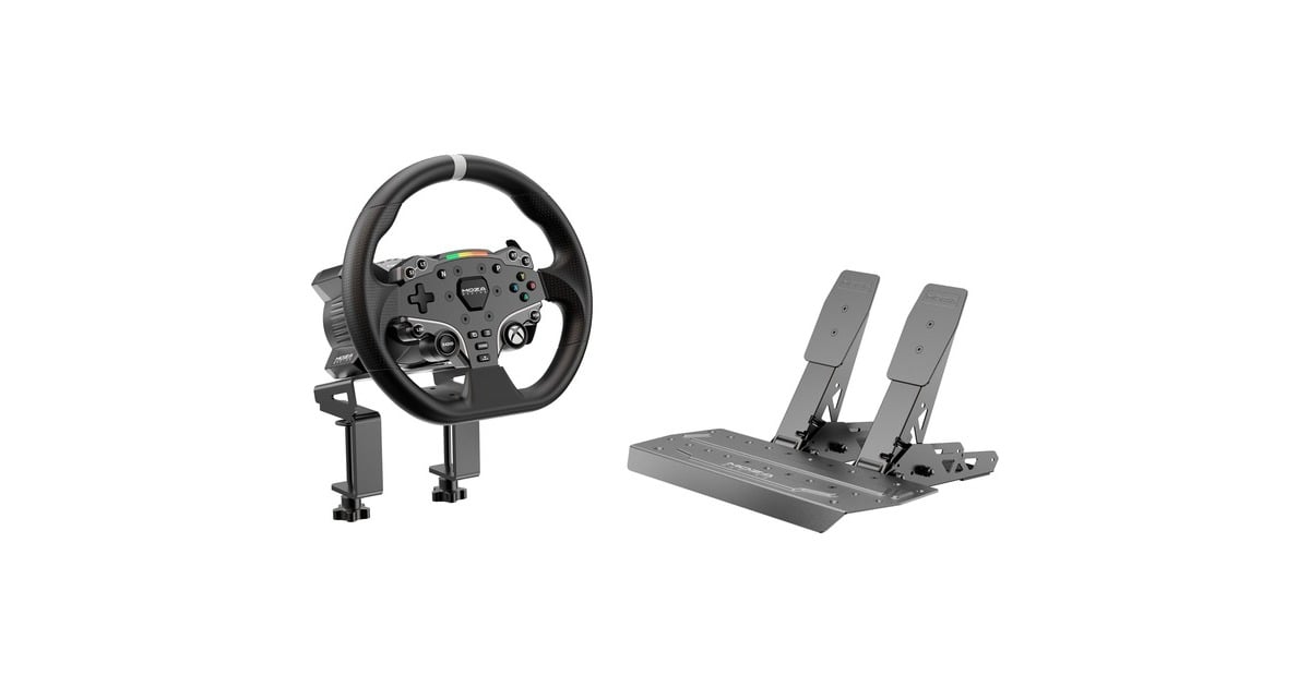 MOZAR3 + ES + SR-P Lite bundel voor Xbox en pc  (Zwart, Basis, stuur en pedalen)