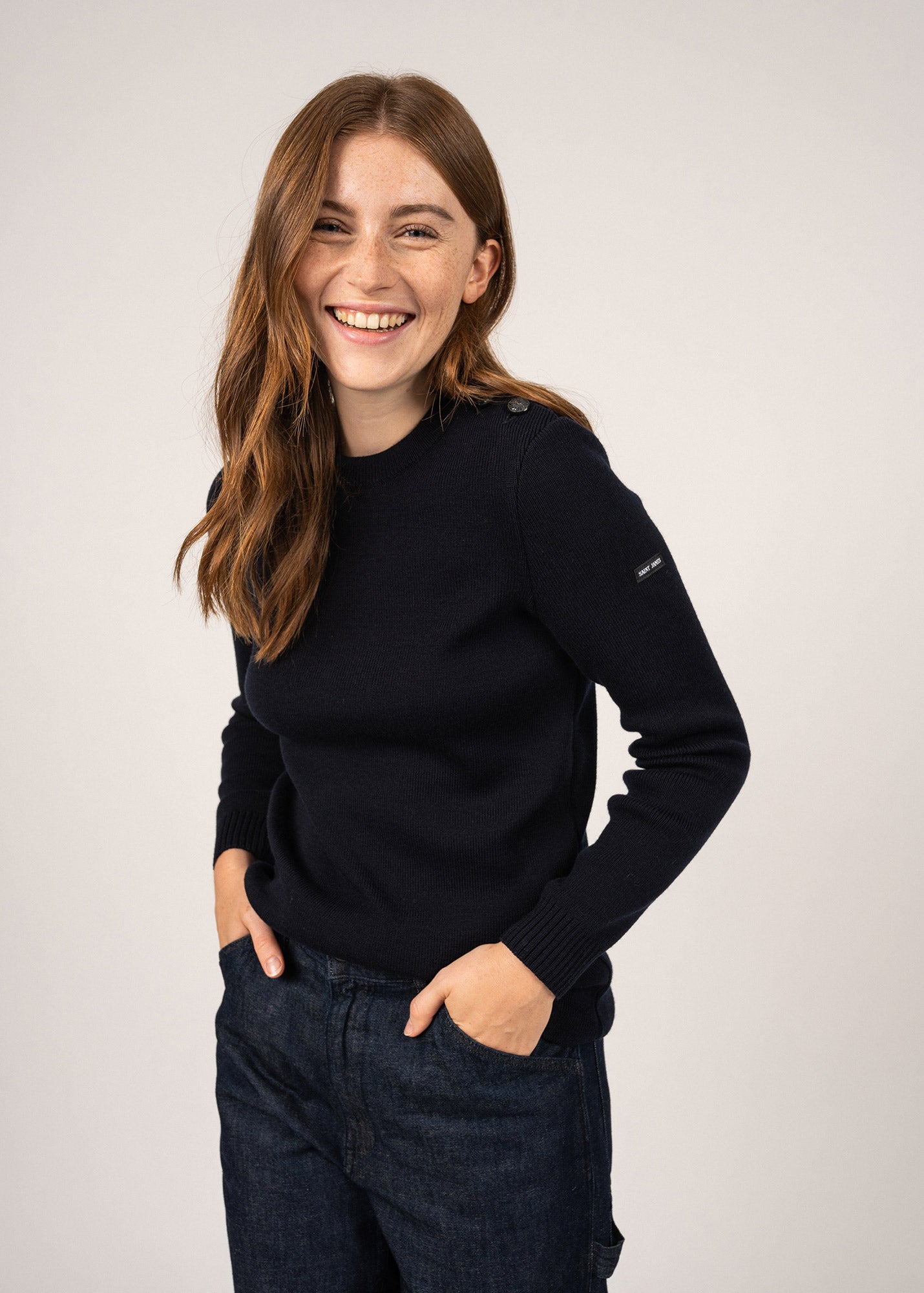 Pull marin uni Rochefort