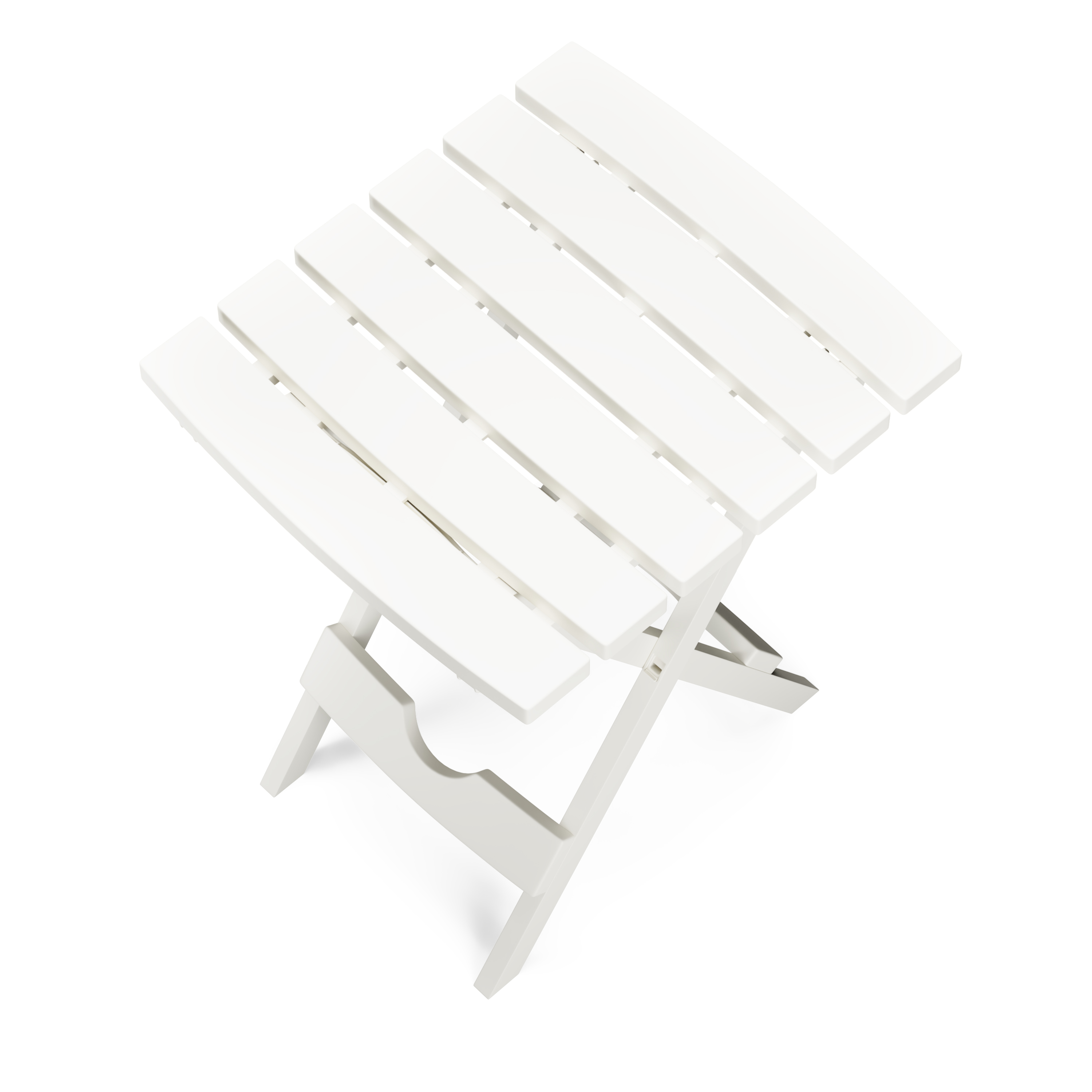 Beistelltisch klappbar 44 x 38 cm 2er Set weiss