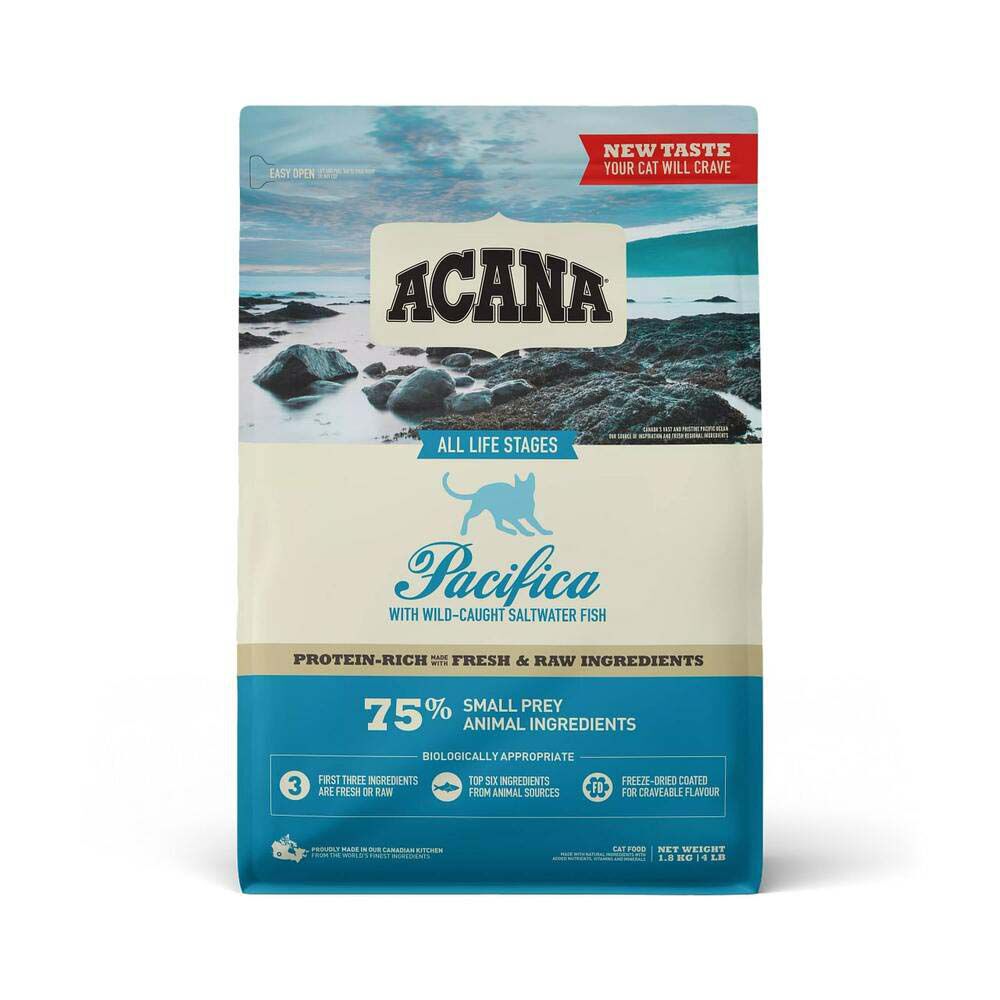 Acana Pacifica Cat - Kattenvoer - 1.8 Kilogram - haring, vis
