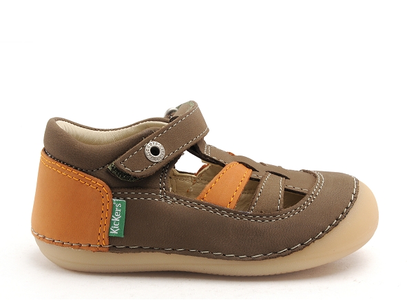 Kickers boots bottine bebe sushy garcon kaki