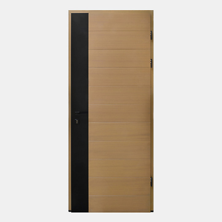Porte d'entrée FORTIA bois Sassel 98 x h.218 cm poussant gauche